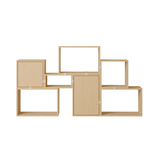 Stacked Storage Bookcase