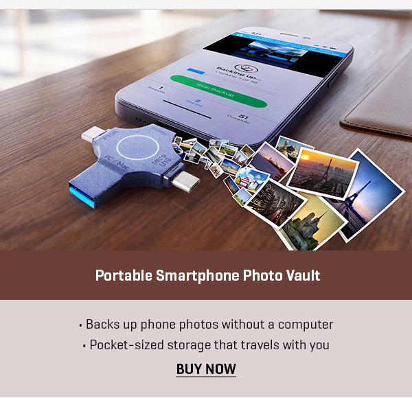 Portable Smartphone Photo Vault