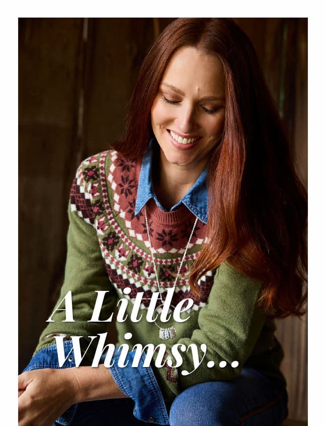 A Little Whimsy: Shop Woodland Fox Fair Isle Sweater