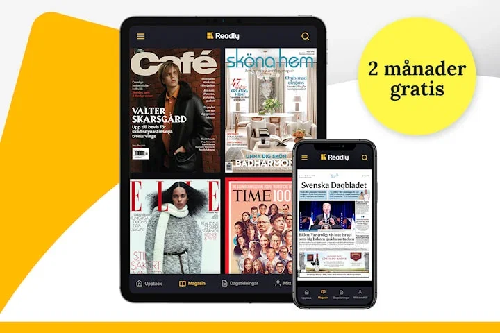 Prova Readly gratis i 6 veckor