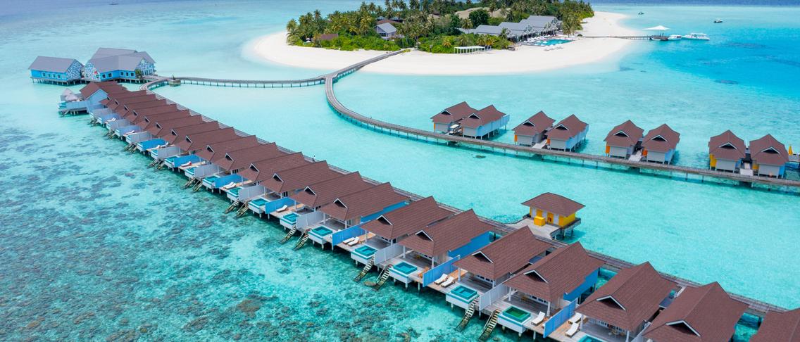 Maldives Pool Villas with Daily Breakfast, Lunch & Dinner + Roundtrip Seaplane Transfers