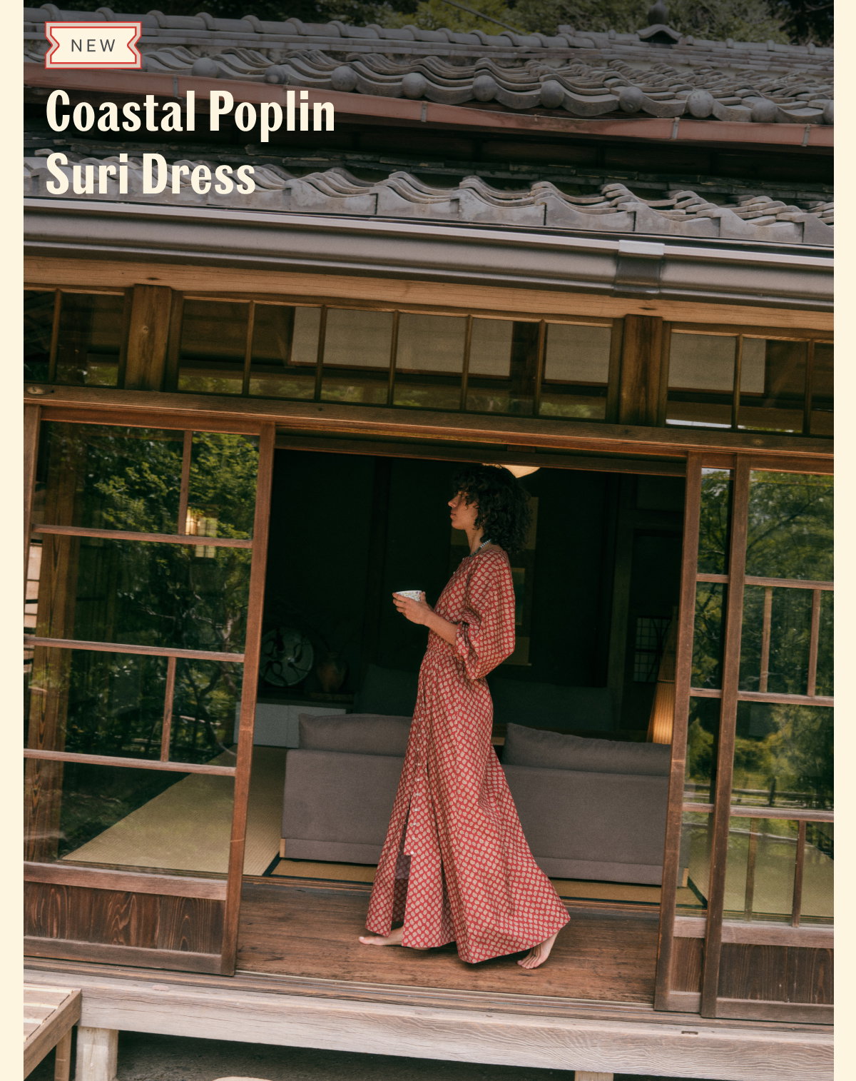 Coastal Poplin Suri Dress