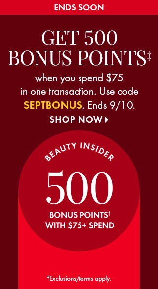 Get 500 Bonus Points