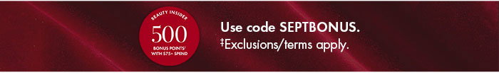 Beauty Insider 500 Bonus Points