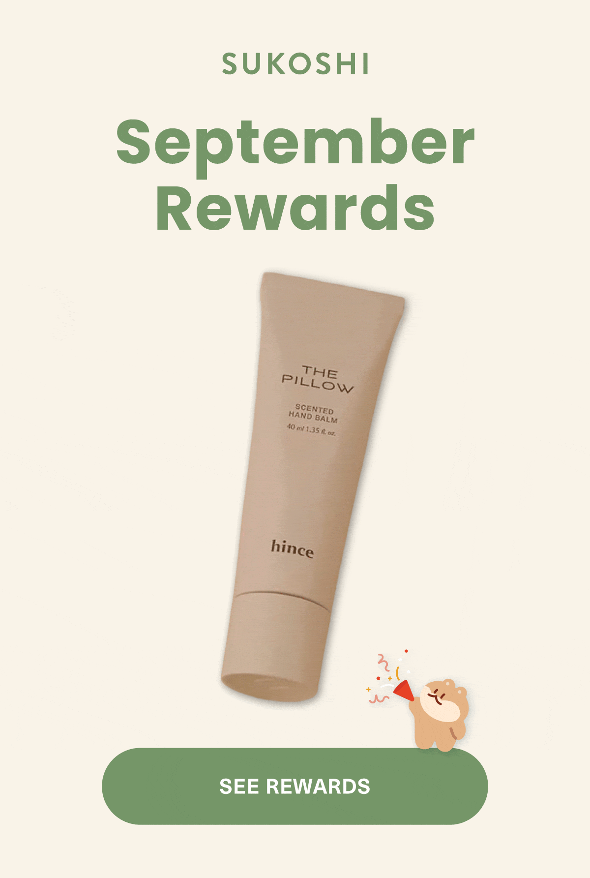 SUKOSHI September Rewards & Offers
