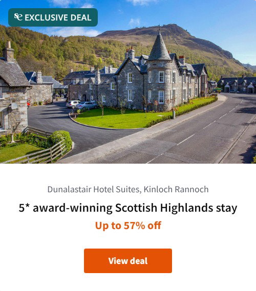 5* award-winning Scottish Highlands stay
