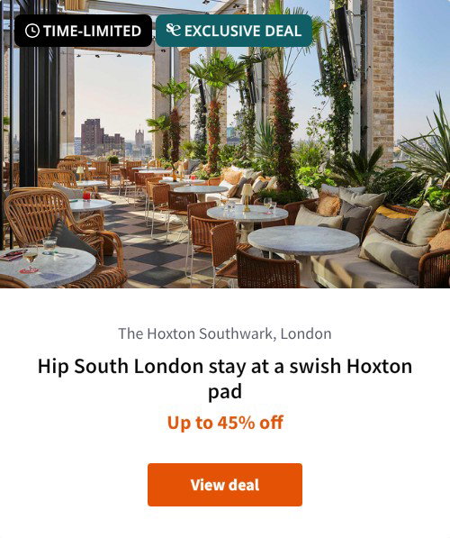 Hip South London stay at a swish Hoxton pad