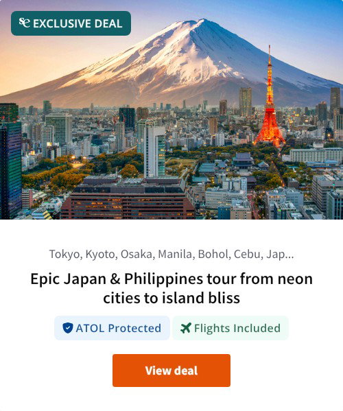 Epic Japan &amp; Philippines tour from neon cities to island bliss