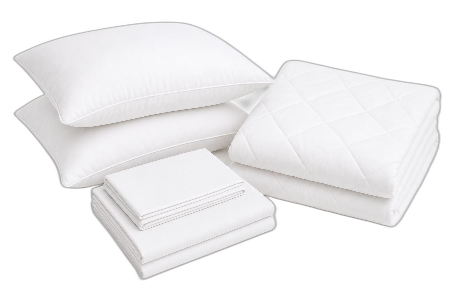 Lull Dream Bundle - 2 Pillows, Sheet Set, Mattress Protector