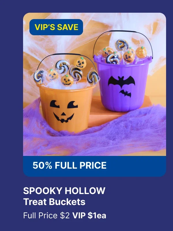 SPOOKY HOLLOW Treat Buckets
