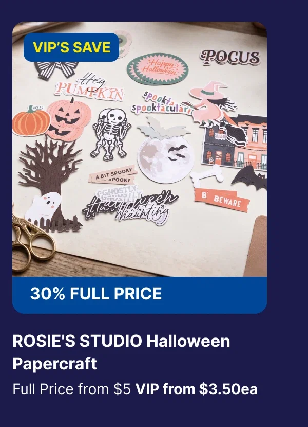 ROSIE'S STUDIO Halloween Papercraft