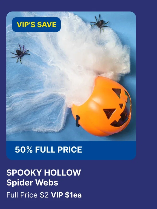 SPOOKY HOLLOW Spider Webs