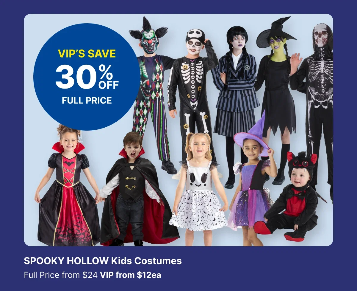 SPOOKY HOLLOW Kids Costumes
