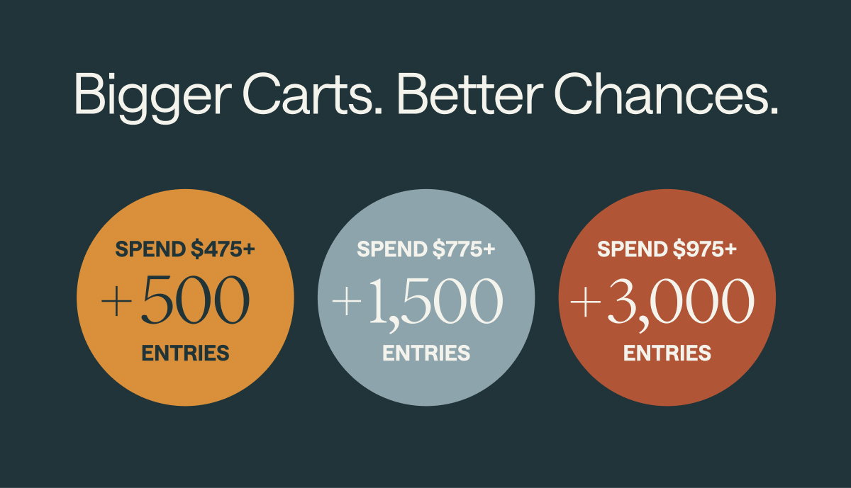 Bigger Carts. Better Chances.