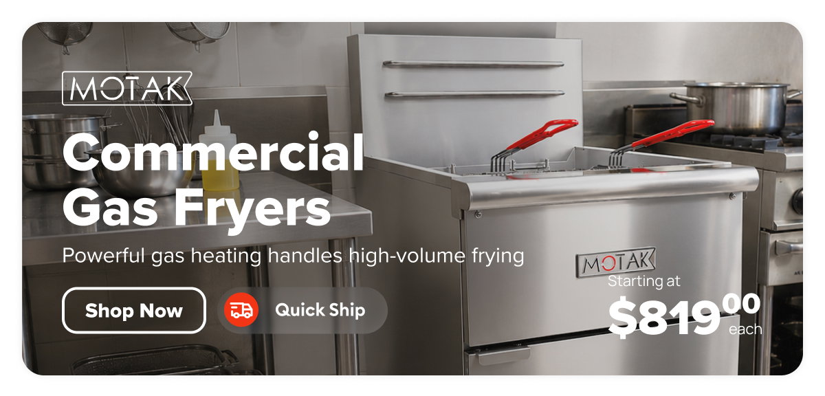 MoTak Commercial Gas Fryers