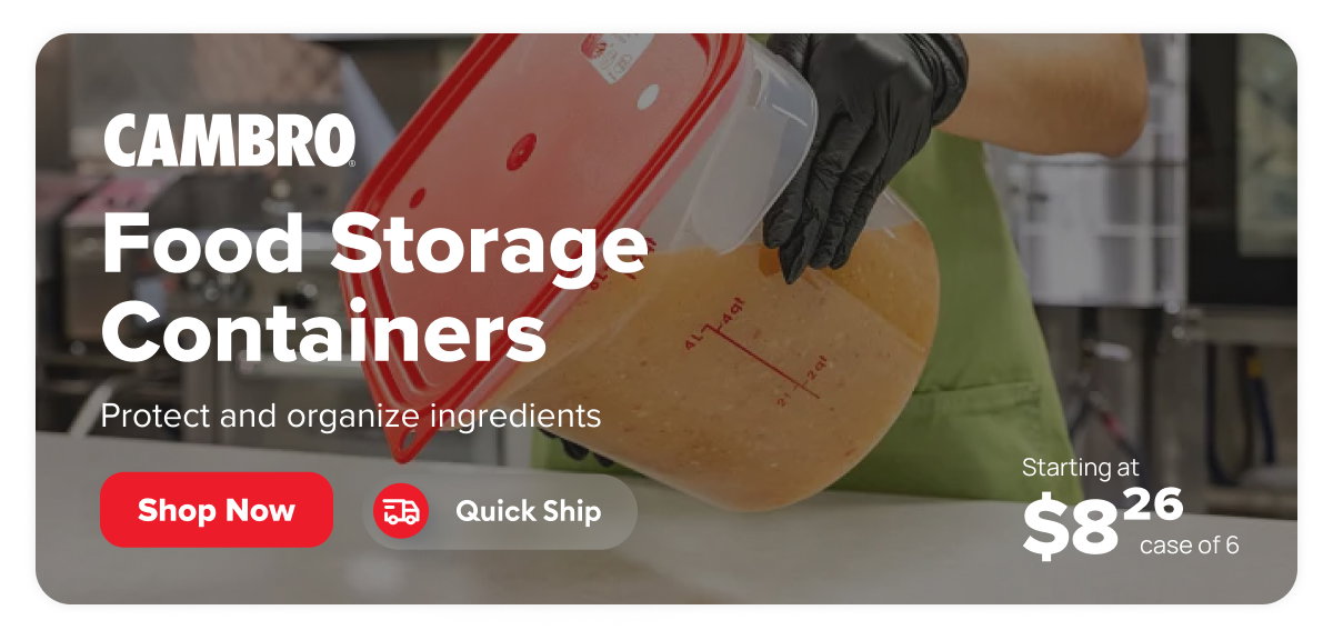 Cambro Food Storage Containers