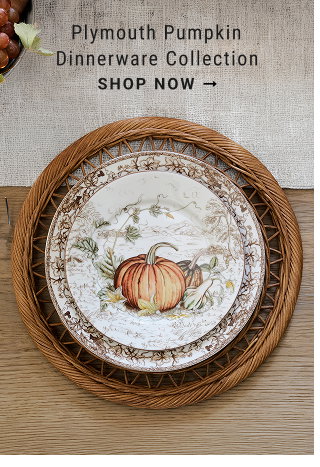 Plymouth Pumpkin Dinnerware Collection - shop now