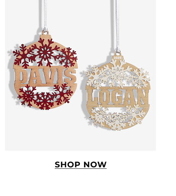 Name Ornaments
