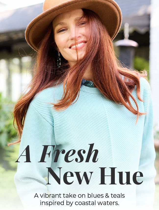 A Fresh New Hue: a vibrant take on blues & teals 
