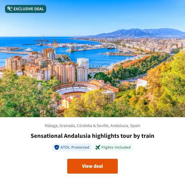 Sensational Andalusia highlights tour by train