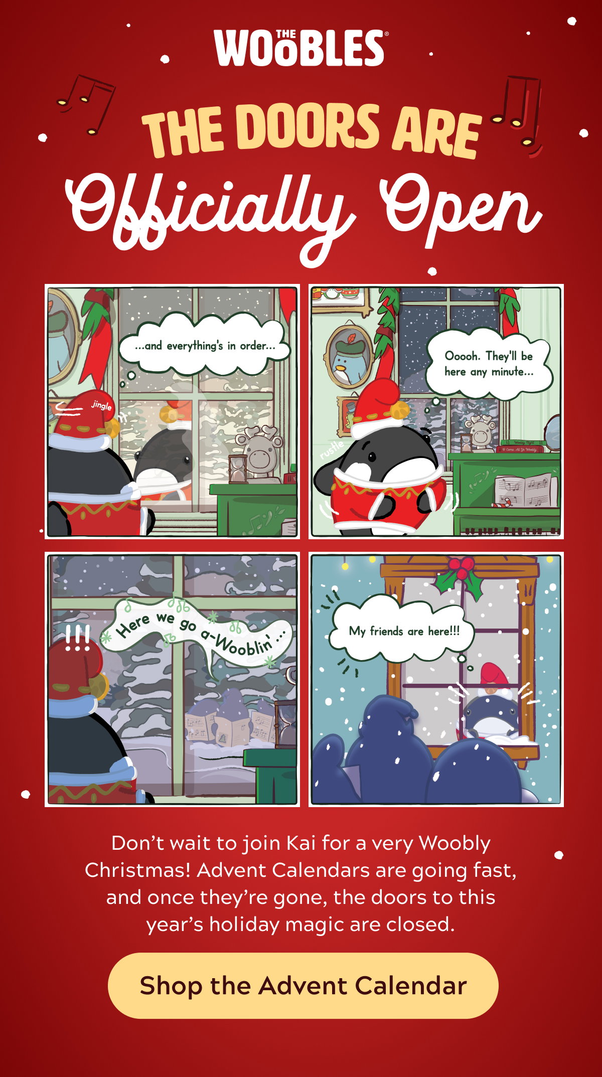 The Doors are officially open [Shop the advent calendar]
