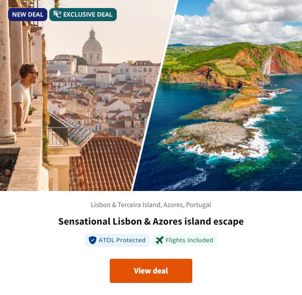 Sensational Lisbon & Azores island escape