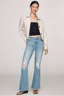 MOTHER Weekender Mid-Rise Bootcut Jeans