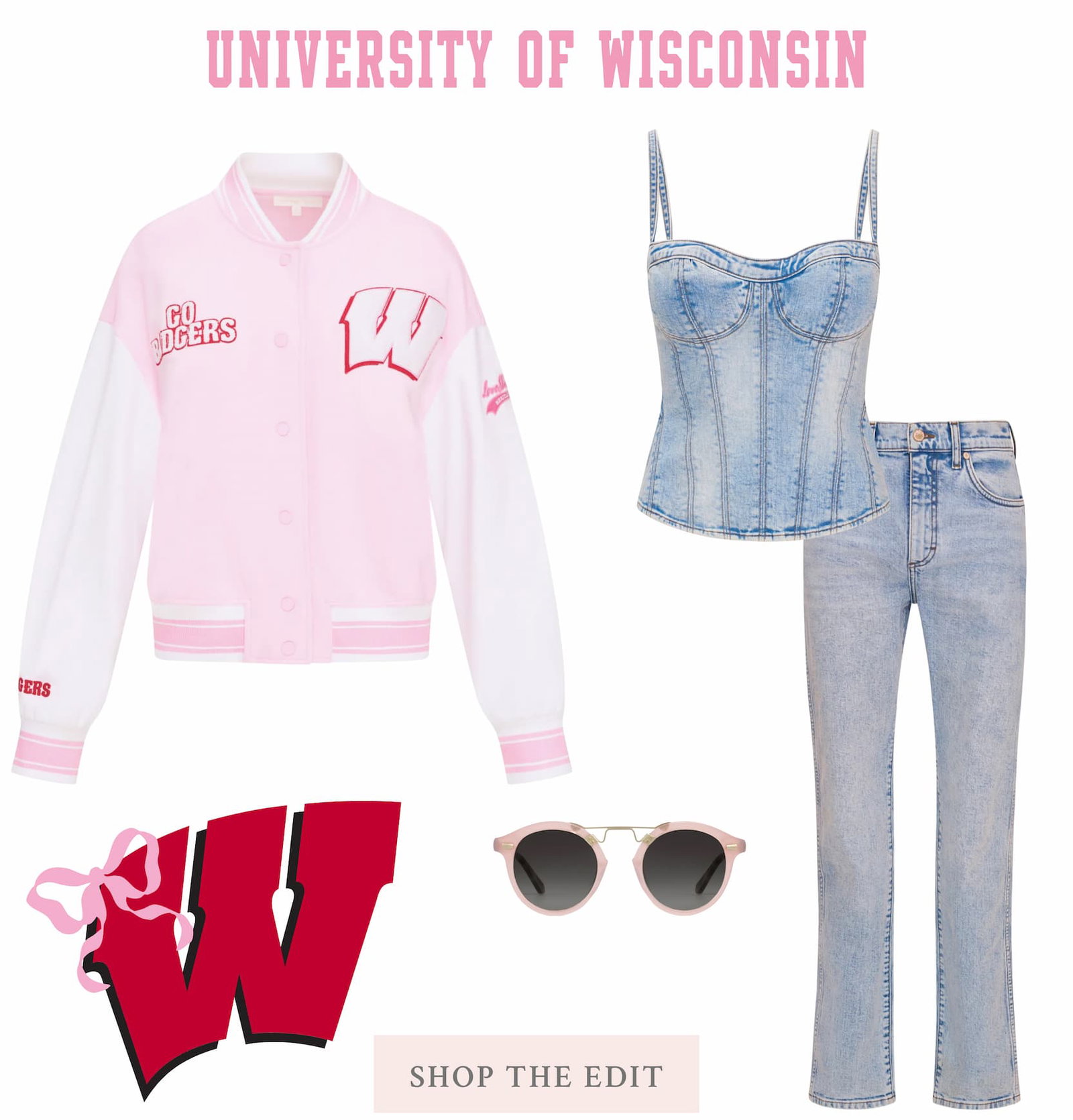 UNIVERSITY OF WISCONSIN <SHOP THE EDIT>