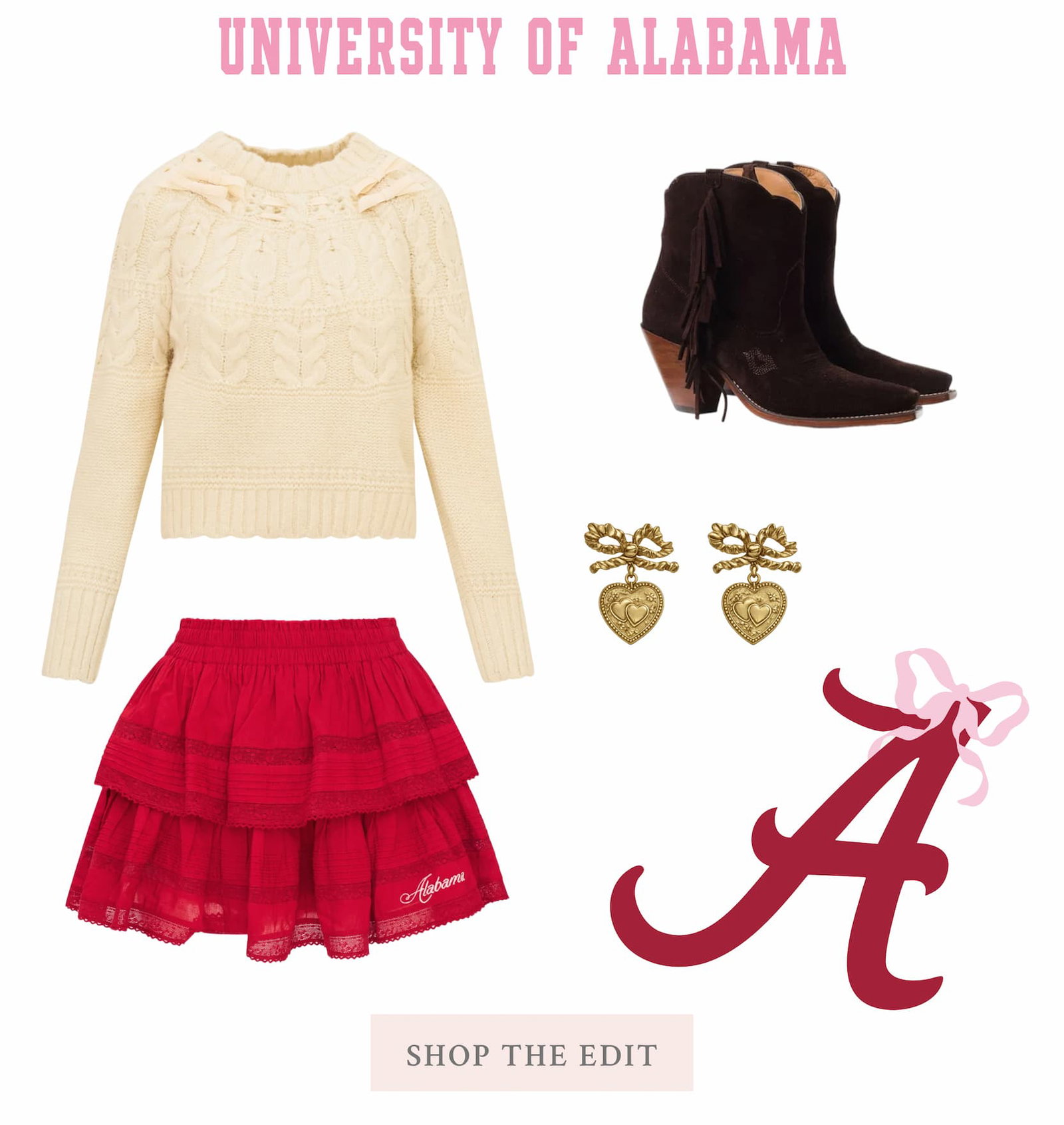UNIVERSITY OF ALABAMA <SHOP THE EDIT>