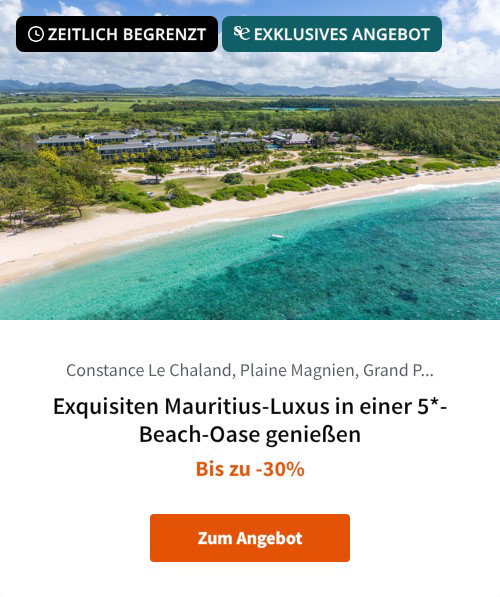 Exquisiten Mauritius-Luxus in einer 5*-Beach-Oase genießen