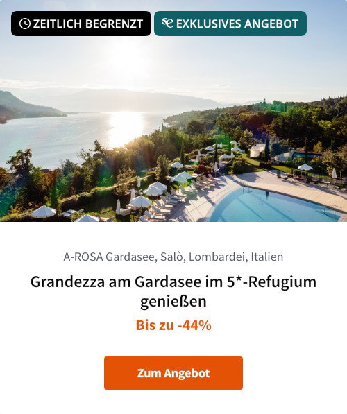 Grandezza am Gardasee im 5*-Refugium genießen