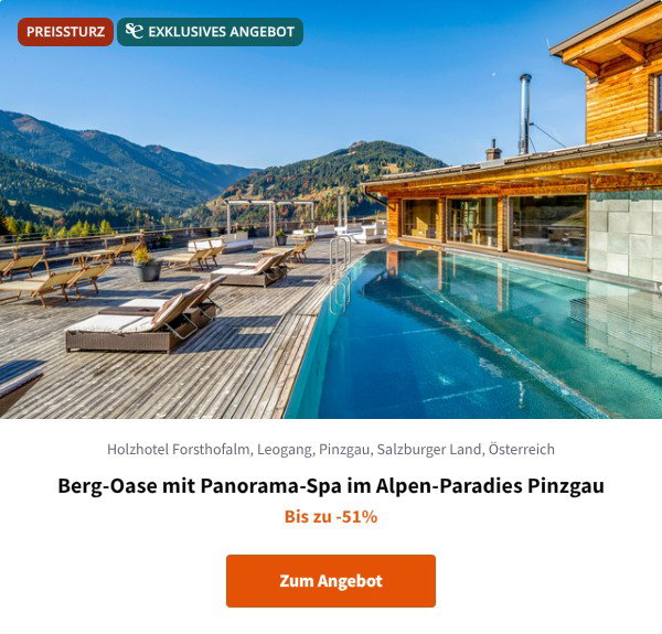 Berg-Oase mit Panorama-Spa im Alpen-Paradies Pinzgau