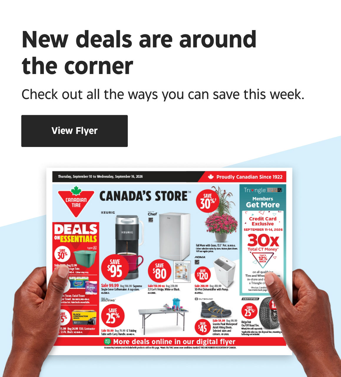 New deals are around the corner. Check out all the ways you can save this week. View Flyer.