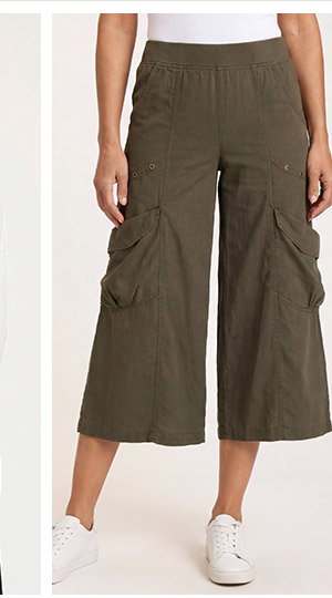 Linen Faulkner Crop