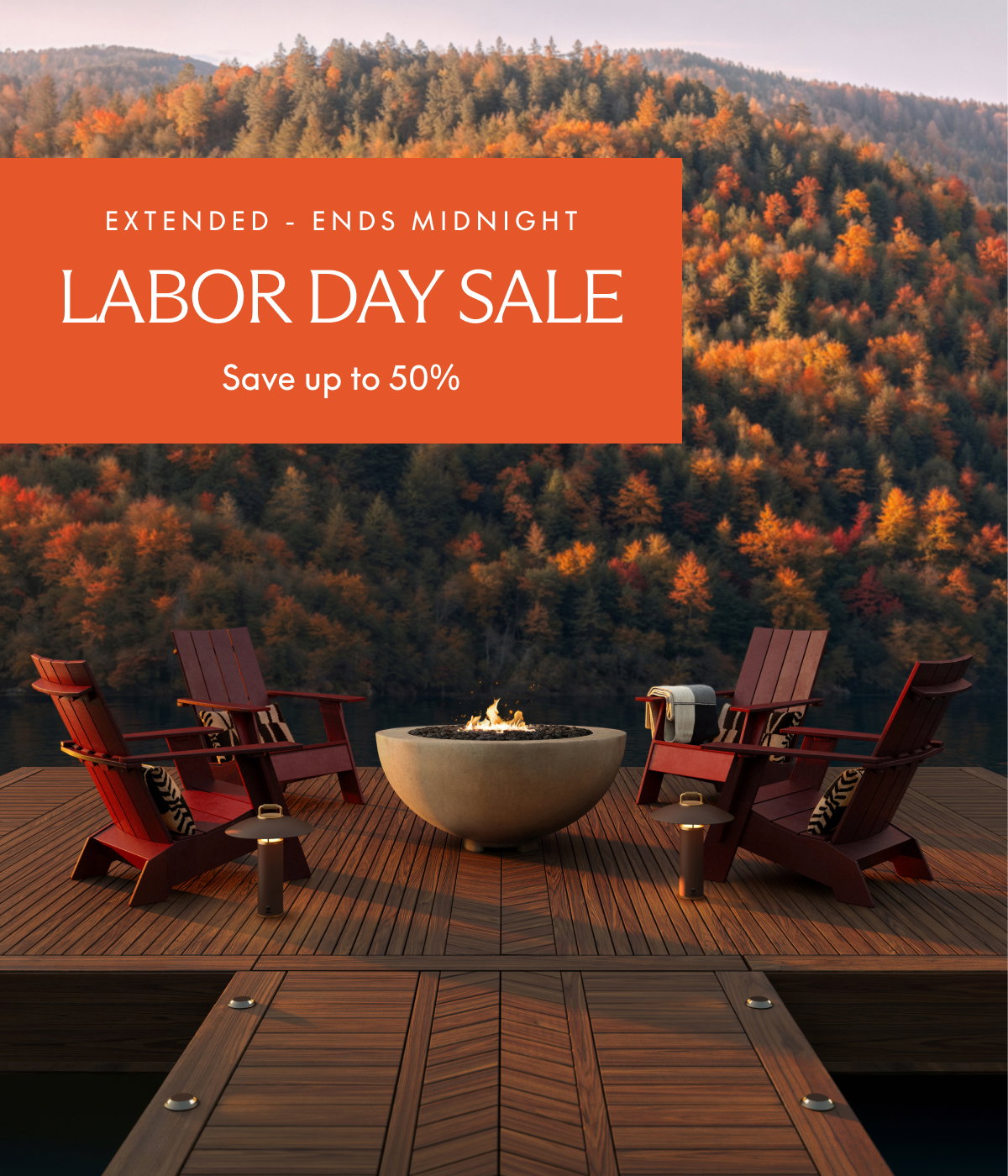 Extended - Ends Midnight. Labor Day Sale.