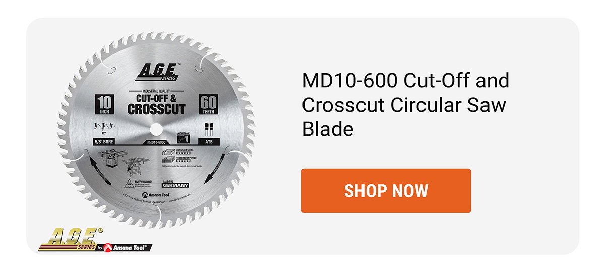 MD10-600 Cut-Off and Crosscut Circular Saw Blade