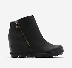 Joan Rhapsody™ Zip Women's Wedge Boot in Black 