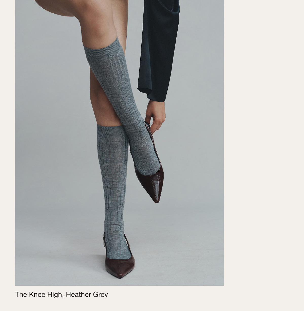 The Knee High, Heather Grey