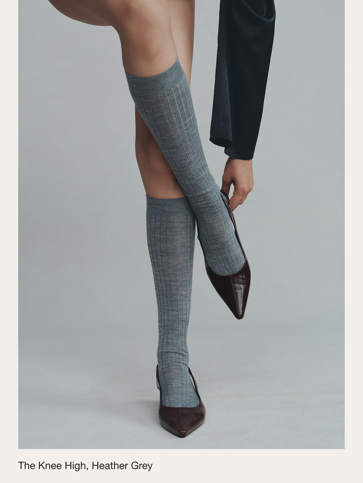 The Knee High, Heather Grey