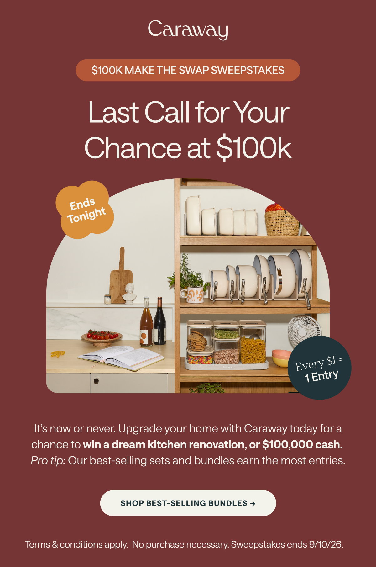 Last Call for Your Chance at $100k | Shop Best Selling Bundles 