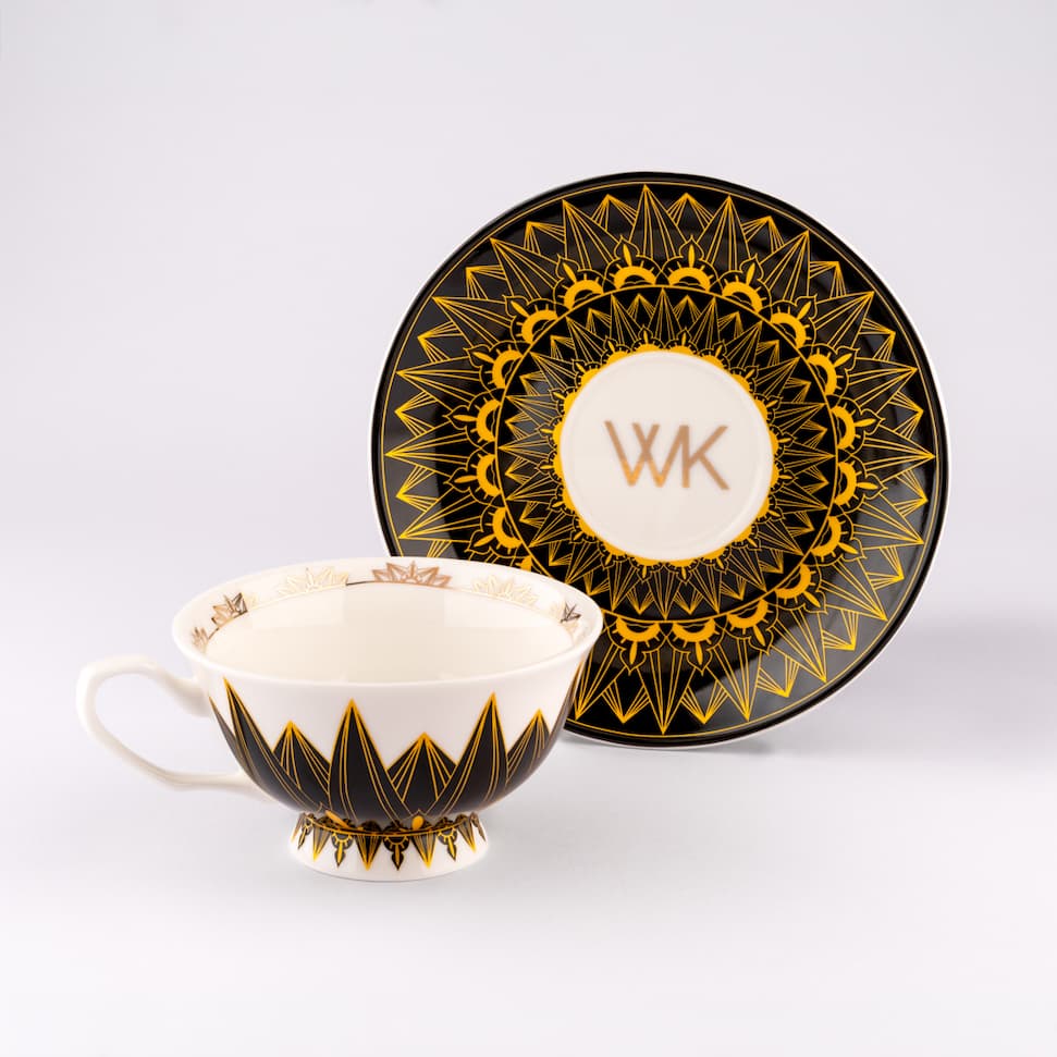 art deco cup and saucer