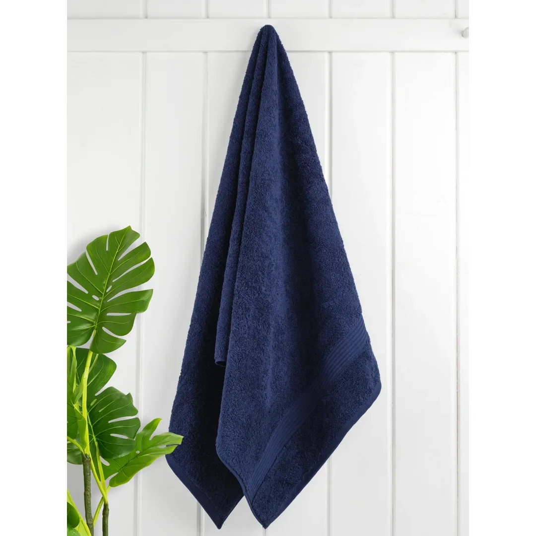 100% Cotton Turkish 4 Piece Bath Towel Set, Soft and Absorbent Bathroom Towels