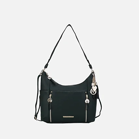 Image of Mia K Collection Ruby Women’s Shoulder Bag - Pebbled Vegan Leather Handbag