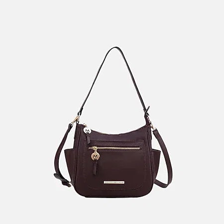 Image of Mia K Collection Wally Women’s Vegan Leather Crossbody Shoulder Bag