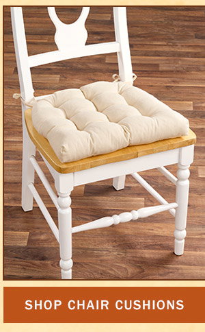 Shop Chair Cushions. Never-Flatten Chair Cushion, In 2 Sizes
