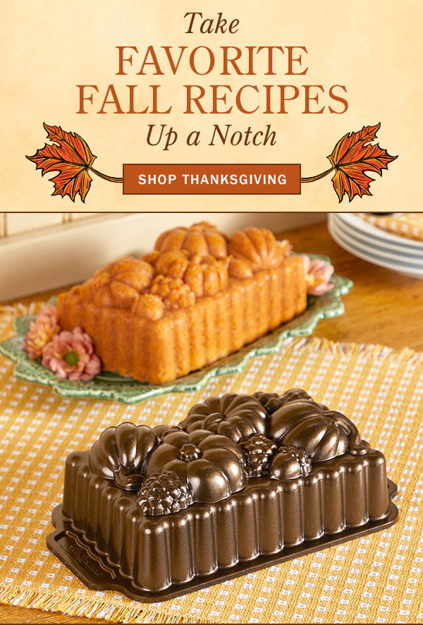 Take Favorite Fall Recipes Up a Notch. Shop Thanksgiving. Harvest Bounty Aluminum Loaf Pan