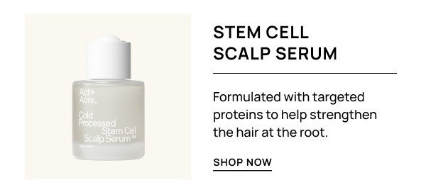 Act+Acre 2% Stem Cell Scalp Serum For Thicker-Looking Hair 1oz