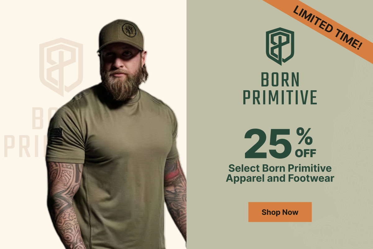 25% Off Select Born Primitive for a Limited Time!