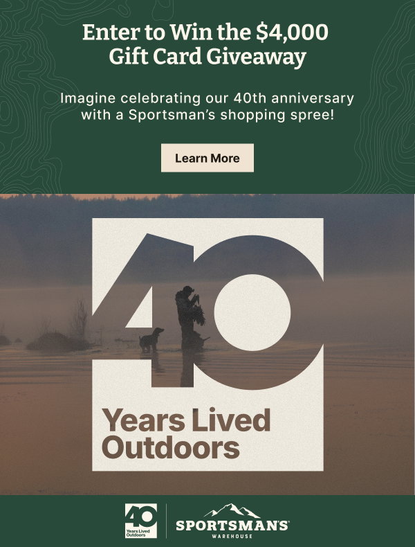 We're Celebrating 40 Years with a $4,000 Giveaway! | Learn More