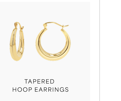 Tapered Hoop Earrings